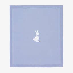 Artesanía Granlei-Blue Bunny Baby Blanket (82cm) | Childrensalon