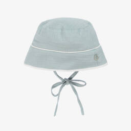 Artesanía Granlei-Boys Green Cotton Knit Sun Shorts Set | Childrensalon