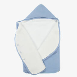 Artesanía Granlei-Blue Knitted Pom-Pom Nest (78cm) | Childrensalon