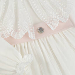 Artesanía Granlei-فستان مراسم لون عاجي للمولودات | Childrensalon