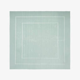 Artesanía Granlei-Green Openwork Knitted Baby Blanket (106cm) | Childrensalon