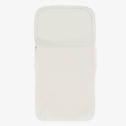 Artesanía Granlei-Ivory Knitted Baby Nest with Lace Trim (70cm) | Childrensalon