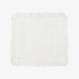 Artesanía Granlei-بطانية محبوكة لون عاجي (105 سم) | Childrensalon