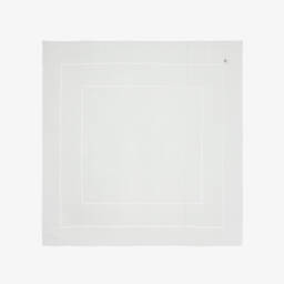 Artesanía Granlei-Ivory Openwork Knitted Baby Blanket (106cm) | Childrensalon