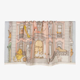Atelier Choux Paris-Blue Mansion Swaddle (97cm) | Childrensalon
