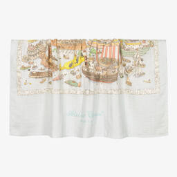 Atelier Choux Paris-Blue Ocean Academy Swaddle (97cm) | Childrensalon