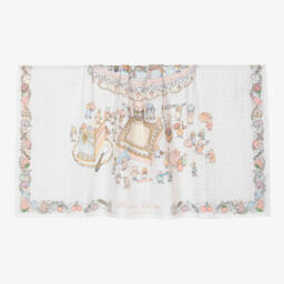 Atelier Choux Paris-Ivory Cake Organic Cotton Swaddle (99cm) | Childrensalon