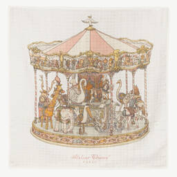 Atelier Choux Paris-قماط قطن عضوي لون زهري وعاجي (عدد 3) | Childrensalon