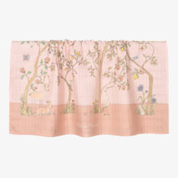 Atelier Choux Paris-Pink Bloom Swaddle (97cm) | Childrensalon