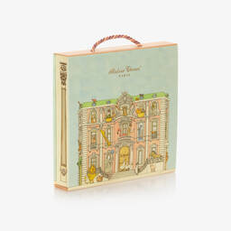 Atelier Choux Paris-White Carousel Swaddle (98cm) | Childrensalon