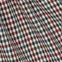 Babidu-فستان أطفال بناتي كاروهات قطن تويل لون أحمر بورغندي | Childrensalon