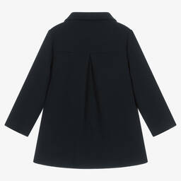 Babidu-معطف كلاسيك لون كحلي للأولاد | Childrensalon