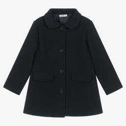 Babidu-معطف كلاسيك لون كحلي للأولاد | Childrensalon