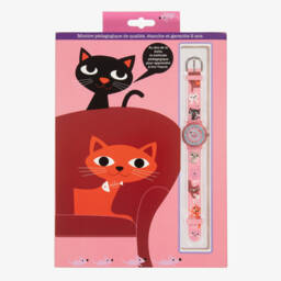 Baby Watch, Paris-Girls Pink Cats Watch | Childrensalon