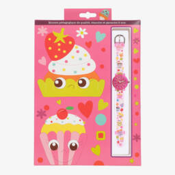 Baby Watch, Paris-Girls Pink Cupcake Watch  | Childrensalon