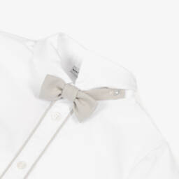 Beatrice & George-Костюм с двубортным жилетом в ёлочку бежевый для мальчиков | Childrensalon