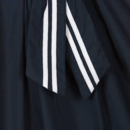 Beatrice & George-Girls Blue Cotton Sailor Dress | Childrensalon