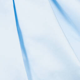 Beatrice & George-Girls Blue Satin Dress | Childrensalon