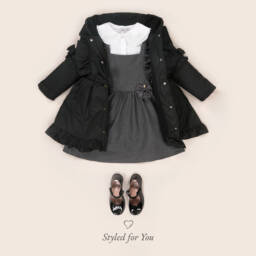 Beatrice & George-Girls White Cotton Blouse | Childrensalon