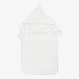 Caramelo Kids-Girls Red Dungaree Babysuit Set with Bow Headband | Childrensalon