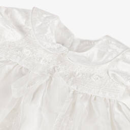 Beau KiD-Baby Girls Ivory Ceremony Gown & Bonnet | Childrensalon