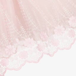 Beau KiD-Baby Girls Pink Tulle Dress & Bonnet Set | Childrensalon