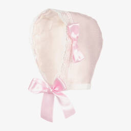 Beau KiD-Baby Girls Pink Tulle Dress & Bonnet Set | Childrensalon