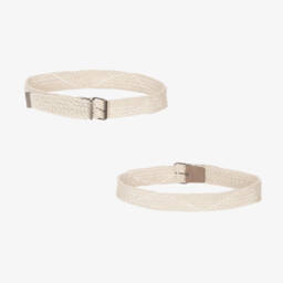 Beau KiD-Boys Light Blue Stripe Cotton Shorts Suit | Childrensalon