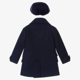 Boy's hat Green and Navy Blue main image 1
