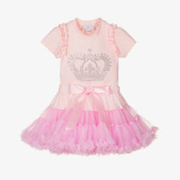 Beau KiD-Girls Pink Tutu Skirt Set | Childrensalon