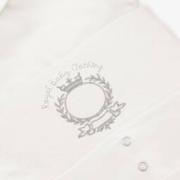 Beau KiD-Ivory Royal Crest Baby Nest | Childrensalon