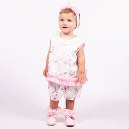 Beau KiD-Pink Frilly Cotton Socks | Childrensalon