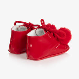 Beau KiD-Red Pre-Walker Baby Shoes | Childrensalon