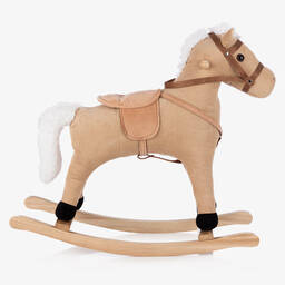 Bikkembergs-حصان هزاز كوردروي لون بيج (65 سم) | Childrensalon