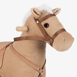 Bikkembergs-حصان هزاز كوردروي لون بيج (65 سم) | Childrensalon