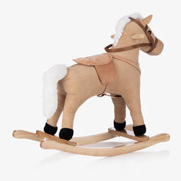 Bikkembergs-حصان هزاز كوردروي لون بيج (65 سم) | Childrensalon