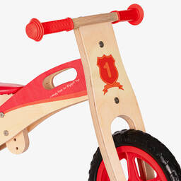 Bigjigs-Red Wooden My First Balance Bike  | Childrensalon