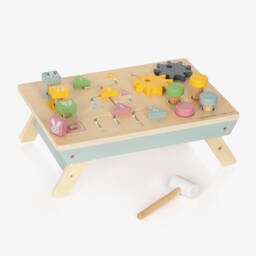 Bigjigs-Wooden Activity Tabletop Bench (37cm) | Childrensalon