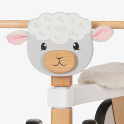 Bikkembergs-دراجة رايد اون شكل خروف خشب (45 سم) | Childrensalon