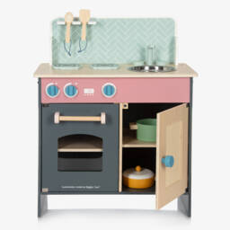 Bigjigs-Wooden Simply Scandi Kitchen Play Set (60cm) | Childrensalon