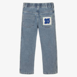 Billieblush-Boys Washed Blue Regular Fit Denim Jeans | Childrensalon