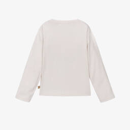 Billieblush-توب قطن لون بيج للبنات  | Childrensalon