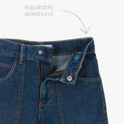 Billieblush-Джинсы синие из денима с пайетками для девочек | Childrensalon