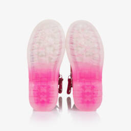 Billieblush-Girls Iridescent Pink Fringe Boots | Childrensalon