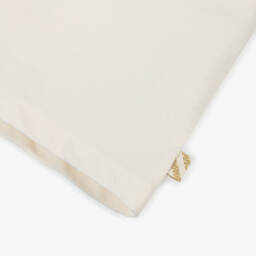 Billieblush-Girls Ivory Cotton T-Shirt with Pink Slogan & Sequin Heart | Childrensalon