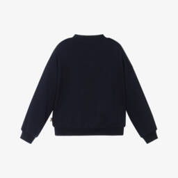 Billieblush-Свитшот синий с пайетками Love для девочек | Childrensalon