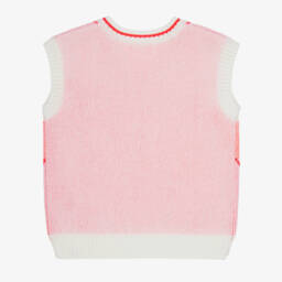 Billieblush-Безрукавка вязаная розовая для девочек | Childrensalon