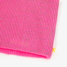 Billieblush-Girls Neon Pink Knitted Snood | Childrensalon