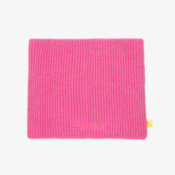 Billieblush-Girls Neon Pink Knitted Snood | Childrensalon