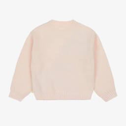 Billieblush-بلوفر بطبعة قطة لون زهري فاتح للبنات  | Childrensalon